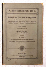 F. Hirts Realienbuch Nr. 5 - Stoffe für den Unterricht in den Realien - 1904