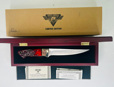 D Alton Holder Limited Edition 10'' Knife Wodd Case North American Fishing Club