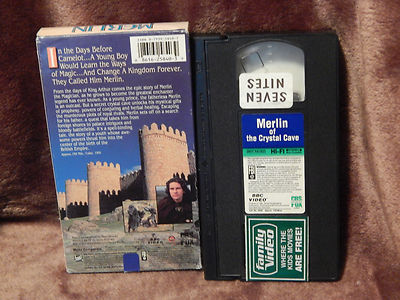 Merlin of the Crystal Cave (VHS, 1991) George Winter) BBC VIDEO  