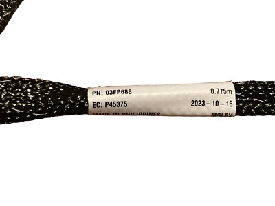 IBM社章 New IBM 03FP688 Nearstack Pnl Mnt Plug Assy 775mm Cable