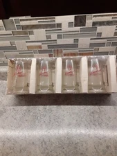 Leinenkugel Beer 14oz Glass Mugs Set of 4 Indian Maiden Chippewa Falls WI NIB