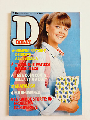 RARA RIVISTA DOLLY 256-1983 +POSTER TWINS - AVIO FOCOLARI - ROBERTA PALADINI