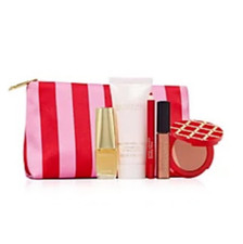 Estee Lauder 6 pc Beautiful Perfume & Body Lotion Lip Shine Bronzer Gift Set
