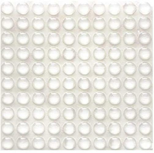 100 Small Clear Self Adhesive Domed Rubber Feet Bumper Stops for
