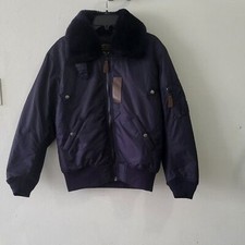 Okonkwo Giacca Militare Uomo Nera US Air Force Logo Manica Lunga Taglia Media