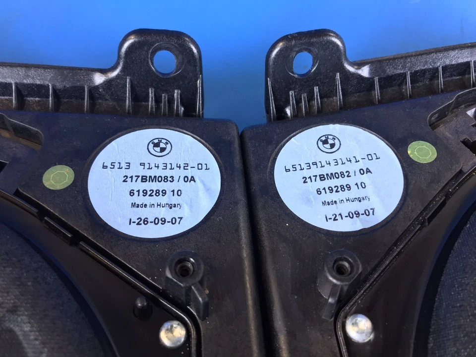 PAR DE SUBWOOFERS HIFI BMW E60 E61 E63 530I 535I 545I 550I 645CI 650I ESQUERDA E DIREITA - Imagem 4 de 4