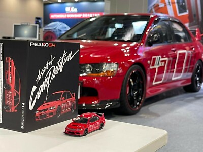 1/64 YES X Peako Mitsubishi Lancer Evolution IX Red Ralliart