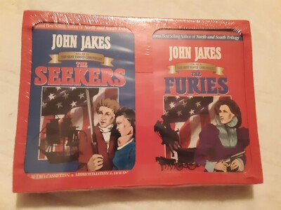 John Jakes The Seekers & The Furies 2 Audio Books 8 Cassettes