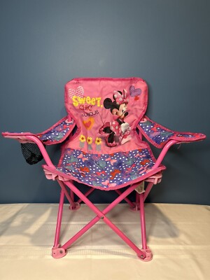 Minnie Mouse Mickey Mouse Recliner Chair Minnie Mouse Chair Kids Portable  Jakks Pacific Fold N Go Chair