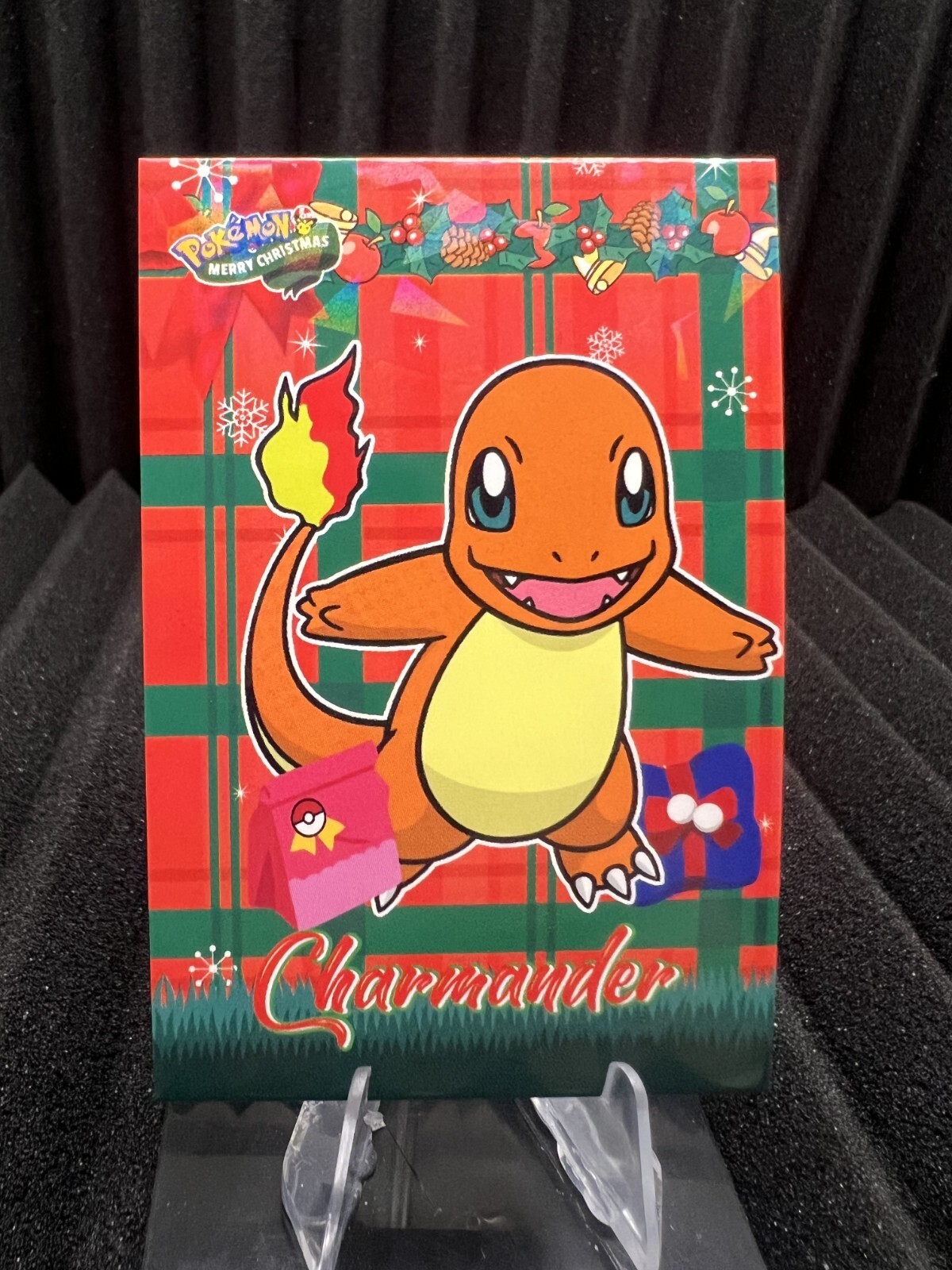 Charmander - Cracked Ice Holo - Christmas Card Database - Pokemon NM
