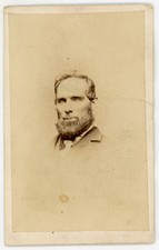 MAN WITH DEEP SET EYES, LINCOLN BEARD. CDV. PITTSBURG, PA.