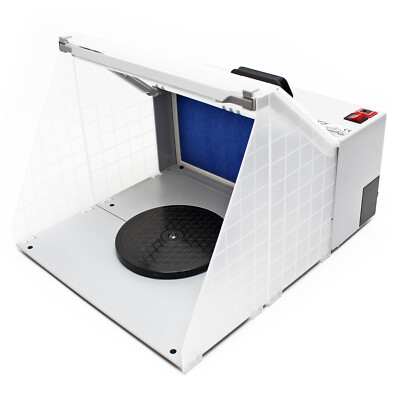 Airbrush Zubehör Absauganlage 4m³ / min Filter Farbnebel beleuchtet Lüftung