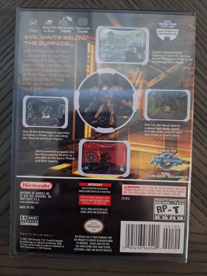 Metroid Prime + Metroid Prime 2 Echoes Bonus Disc Brand New Sealed Gamecube - Image 2 of 2