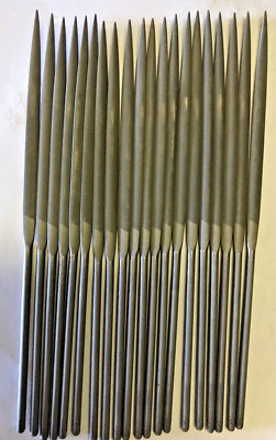 Swiss Made Crossing Needle Files Cut #6   20pc Precision Set   Switzerland
