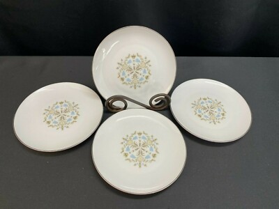 Crown Jewel ''AMERICANA'' Bavaria Germany ~ Set of 4 ~ Bread Plates ~ 6 1/2'' 