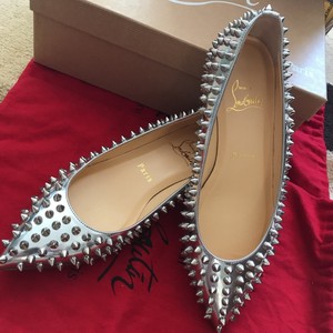 louboutin studded flats