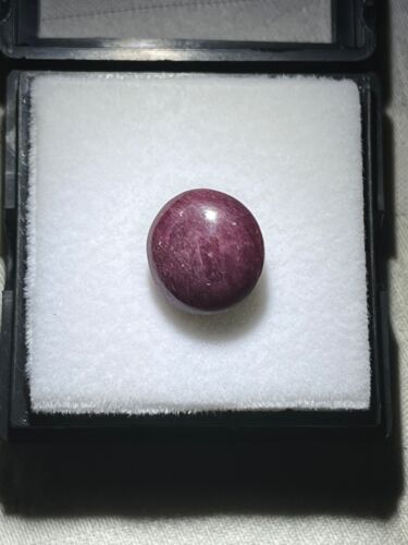 Red Star Sapphire, 14.25 ctw Cabochon Corundum, Jewelry origin Kashmir, Pakistan - Picture 1 of 13