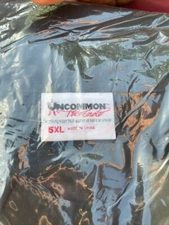 Short Sleeve Uncommon Threads Black Chef Coats Size 5X Style 0920-0109 NEW