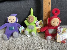 3 New Teletubbies 2016 7 Inch Po Dipsy 1998 9 Inch Tinky Winky Used Puzzle