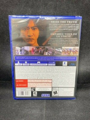 Lost Judgment (PS4/ Free PS5 Version Upgrade) BRAND NEW