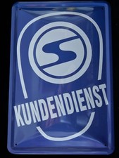 Blechschild Trabant Kundendienst Werkstatt 20 x 30