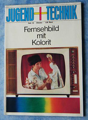Jugend und Technik 10/1969 Fernsehbild Kolorit Schiff Wostok Expedition IFA W50