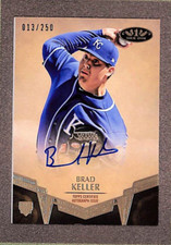 2019 Topps Tier One Break Out #BA-BKE Brad Keller Rookie Auto /250