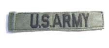 Military US Army Patch Cloth Name Tape No Border Sew On