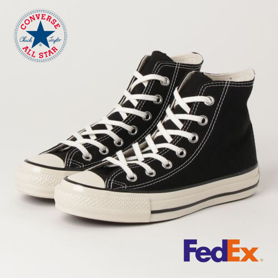 国内配送 CONVERSE ALL STAR FP HI BLACK Size 9 - Converse Chuck Taylor All Star J High Made in Japan