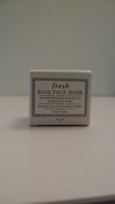 Brand New Fresh Rose Face Mask Size 1.5 ml