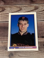 San Francisco Giants 1991 Bowman #638 Kevin Rogers Rookie Baseball Card. rookie card picture