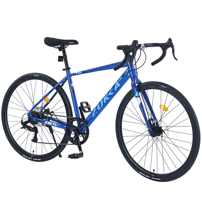 700C Road Bike,7 Speed Road Bike for Men Women, Aluminum Alloy Frame Bicycle