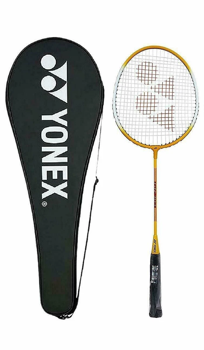 Yonex GR 303 Badminton Racquet with Full Cover and Movis 10 Shuttlecock
