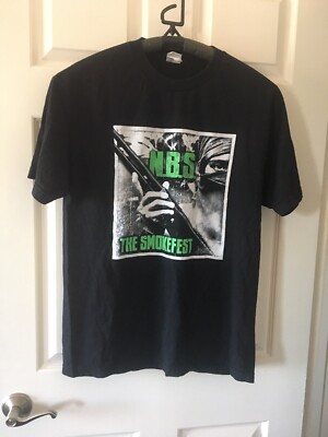 NBS The Smoke Fest # Vets Big Bang Records T-shirt Sz Large