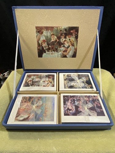 NEW -Renoir Embossed Note Card Chest - Picture 2 of 8