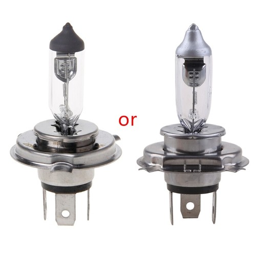 Golden Yellow H4 Halogen Fog Light Bulbs - 55/60W, 3000K, Pair, Euro Style, Road Legal & CAN Bus Ready