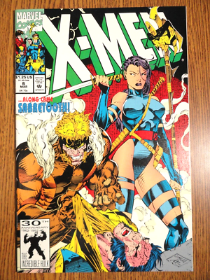 アメコミ Sei X-men v 2 #6 Jim Lee Psylocke Sabretooth Cover VF/NM Wolverine 1st