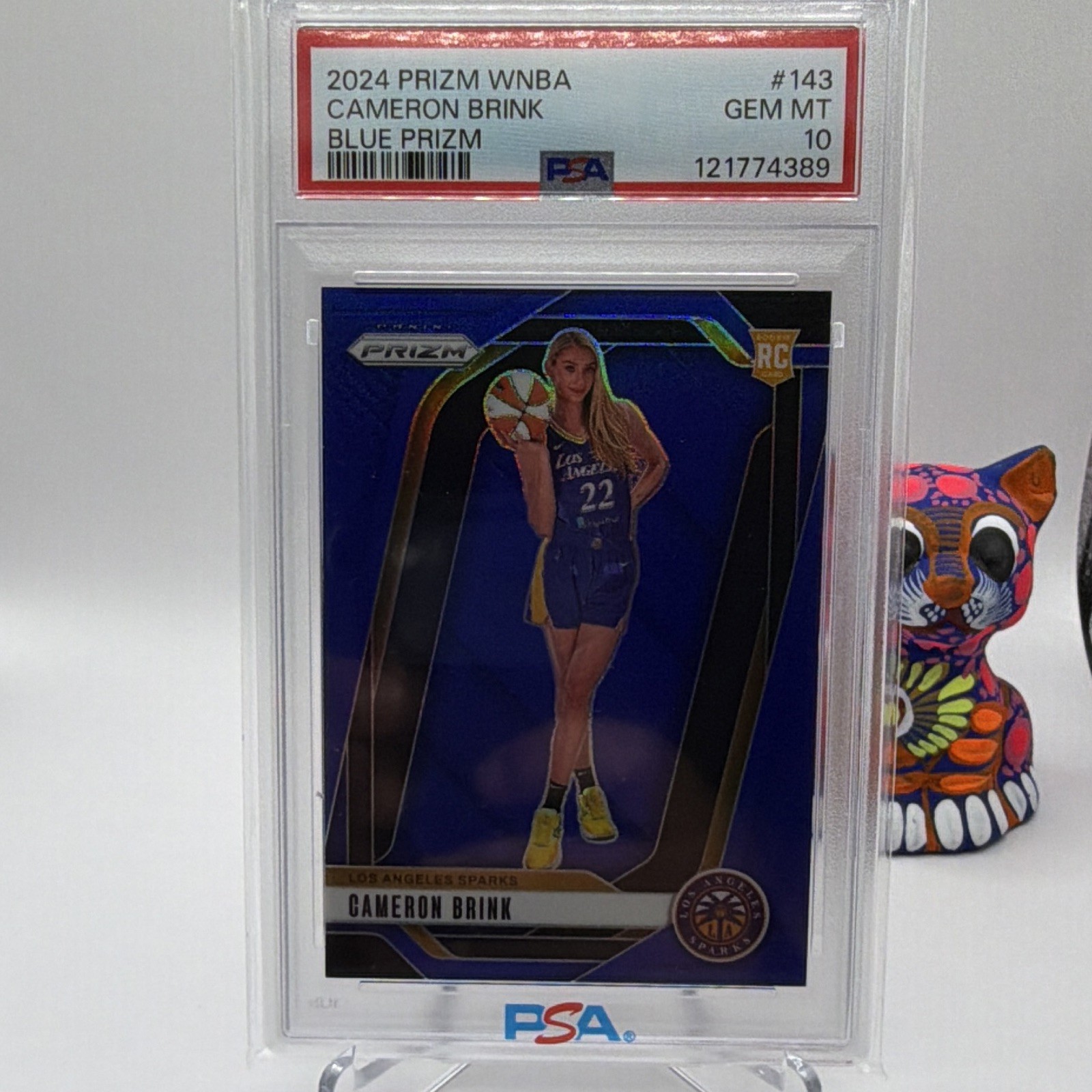 Panini 2024 Prizm WNBA Cameron Brink #143 Blue Prizm RC PSA 10 /199