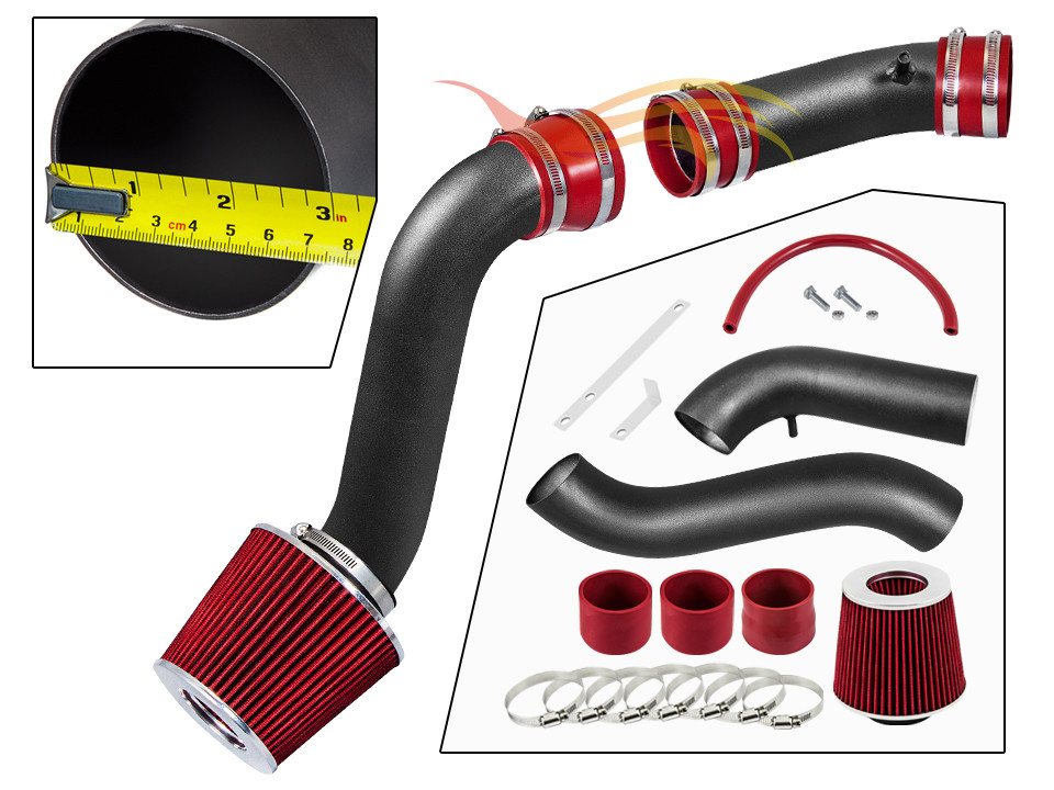 XYZ RW RED Cold Air Intake+Filter 90-97 Thunderbird 3.8L V6 Non-Supercharged