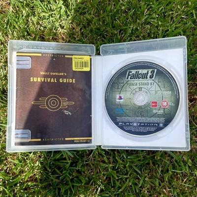 Fallout 3 - PS3 / Sony Playstation 3 w/ Booklet! Retro Video Games! Collectible