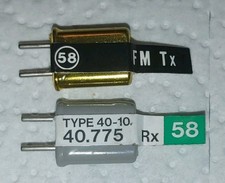 Quarzpaar für Robbe Futaba 40 Mhz Kanal 58 40.775 Mhz FM Dual Conversion 