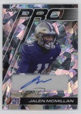 2024 Leaf Pro Set Metal Goin' Silver Crystals 3/10 Jalen McMillan Auto w4g