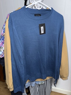 Oak + Fort Dark BlueStone Sweater Shirt Small NWT