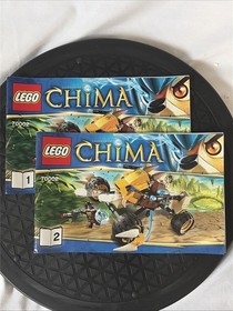 LEGO LEGENDS OF CHIMA (70002) - Complete W/minifigs, Instructions, And Stickers.