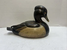 1983-1994 DUCKS UNLIMITED TOM TABER CARVED RINGNECK DUCK DECOY SIGNED