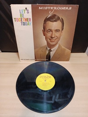 Vintage Mister Rogers Let's Be Together Today Small World Records 80264 Vinyl LP