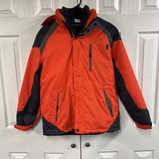 Hawke Company Sport Boys Size 1416 Orange/Black Parka
