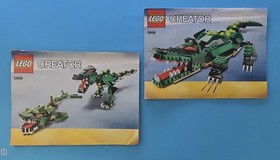 LEGO 5868 Ferocious Creatures Creator 3-in-1 Crocodile Complete with Box
