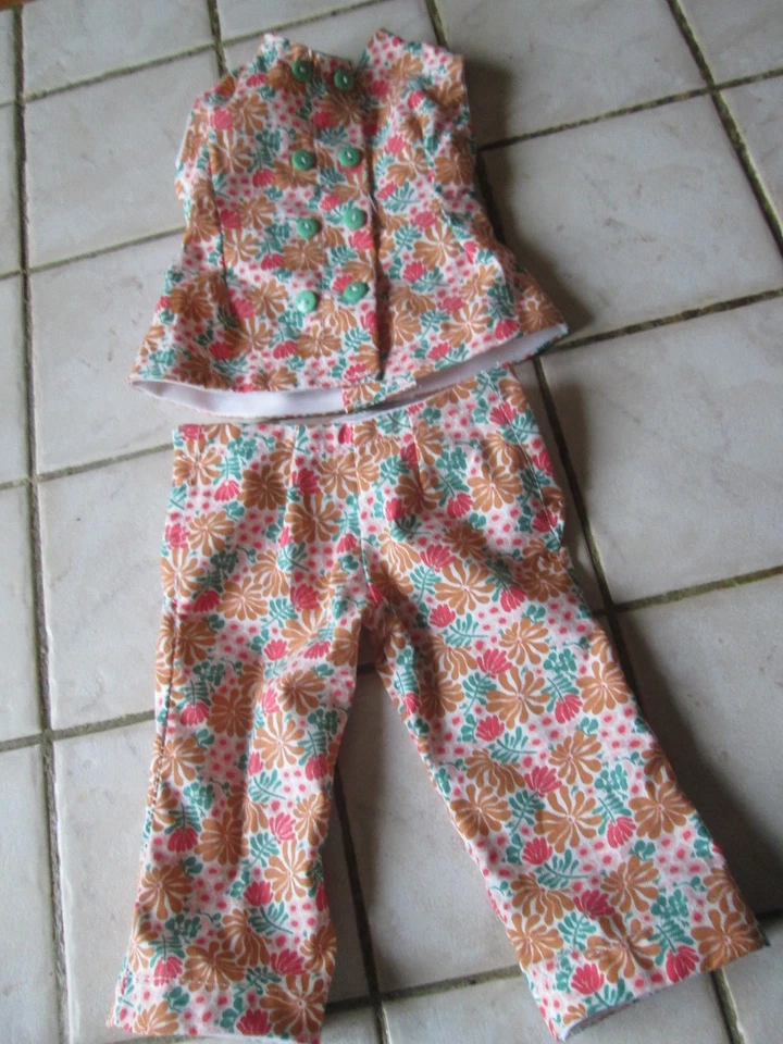 copie de la tenue Juin 69 pour poupée Marie Françoise Modes et Travaux - Photo 3/4