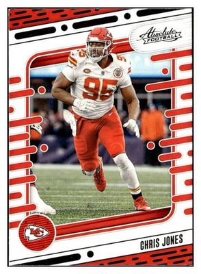 Chris Jones 2024 Panini Absolute #52 Kansas City Chiefs Football *359